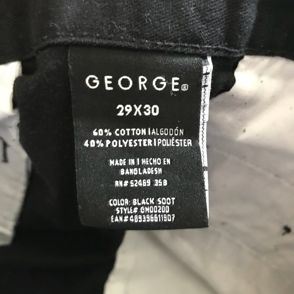 George flat front black pants! - Picture 5 of 5